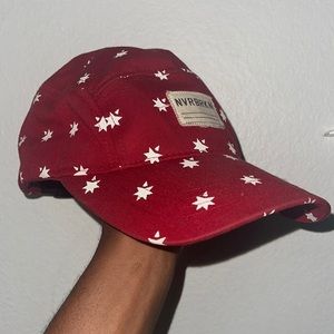 Cool red hat with stars